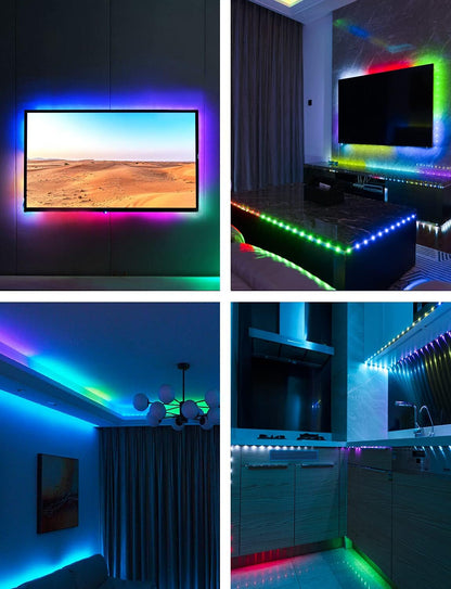 Daymeet RGBICW LED Strip Lights – Child-Safe Bedroom Lighting for Kids & Toddlers, Cool Touch & Timer Enabled