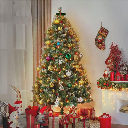 Dazzle Bright Christmas Tree Lights – Cascading 16-Strand LED Lights for Living Room and Staircase Decor