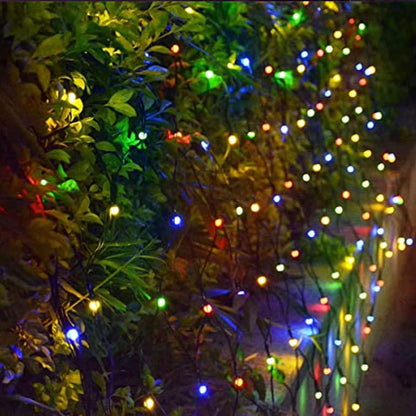 Dazzle Bright Understated Net Lights – Effortless String Lights for White Fence and Minimal Garden, Clear Wire