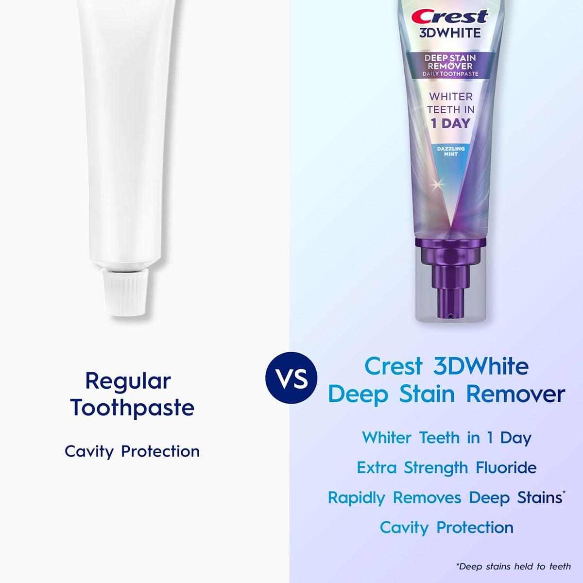 dazzling mint flavor for fresh breath