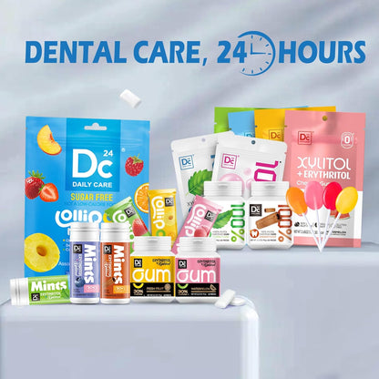 DC24 DAILY CARE Xylitol Mints – Worry-Free Candy Alternative Safe for Kids, Diabetics, and Seniors