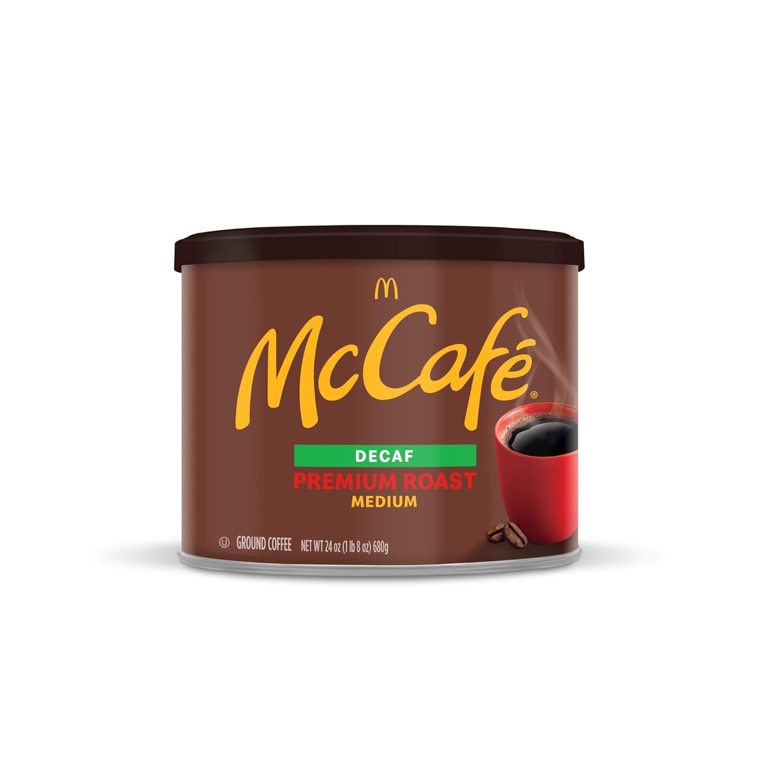 decaffeinated formula (in this product line, with caffeinated sibling variant available)