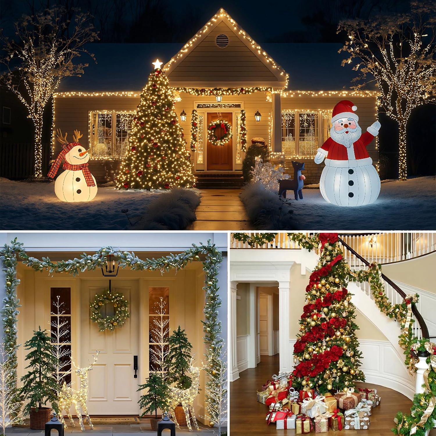 Decute 500LED 164ft Fairy Lights – Cozy Home Aesthetic String Lights for Accent Walls, Curtain Effect, and Fireplace Mantel