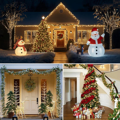 Decute 500LED 164ft Fairy Lights – Cozy Home Aesthetic String Lights for Accent Walls, Curtain Effect, and Fireplace Mantel