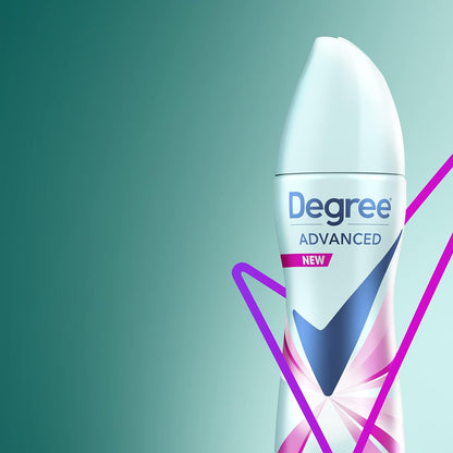 Degree Advanced Dry Spray Antiperspirant – Clean-Label 72-Hour Protection for Intentional Women, Sheer Powder 3.8 oz Pack of 3