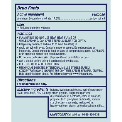 Degree Advanced Dry Spray Antiperspirant – Clean-Label 72-Hour Protection for Intentional Women, Sheer Powder 3.8 oz Pack of 3