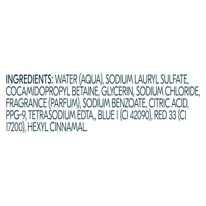 Degree All Day Fresh Body Wash Cool Rush – Paraben and Phthalate-Free Formula for Sensitive Skin Care