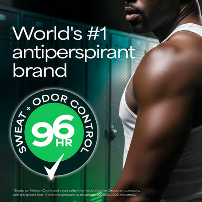 Degree Clinical Strength Antiperspirant Deodorant for Men 96-Hour Invisible Solid 5x Sweat Protection Intense Fresh for Hot and Humid Climates