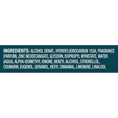Degree Men Active Fresh Whole Body Deodorant Spray for Trail and Camping Trips, Aluminum Free 72H Odor Protection