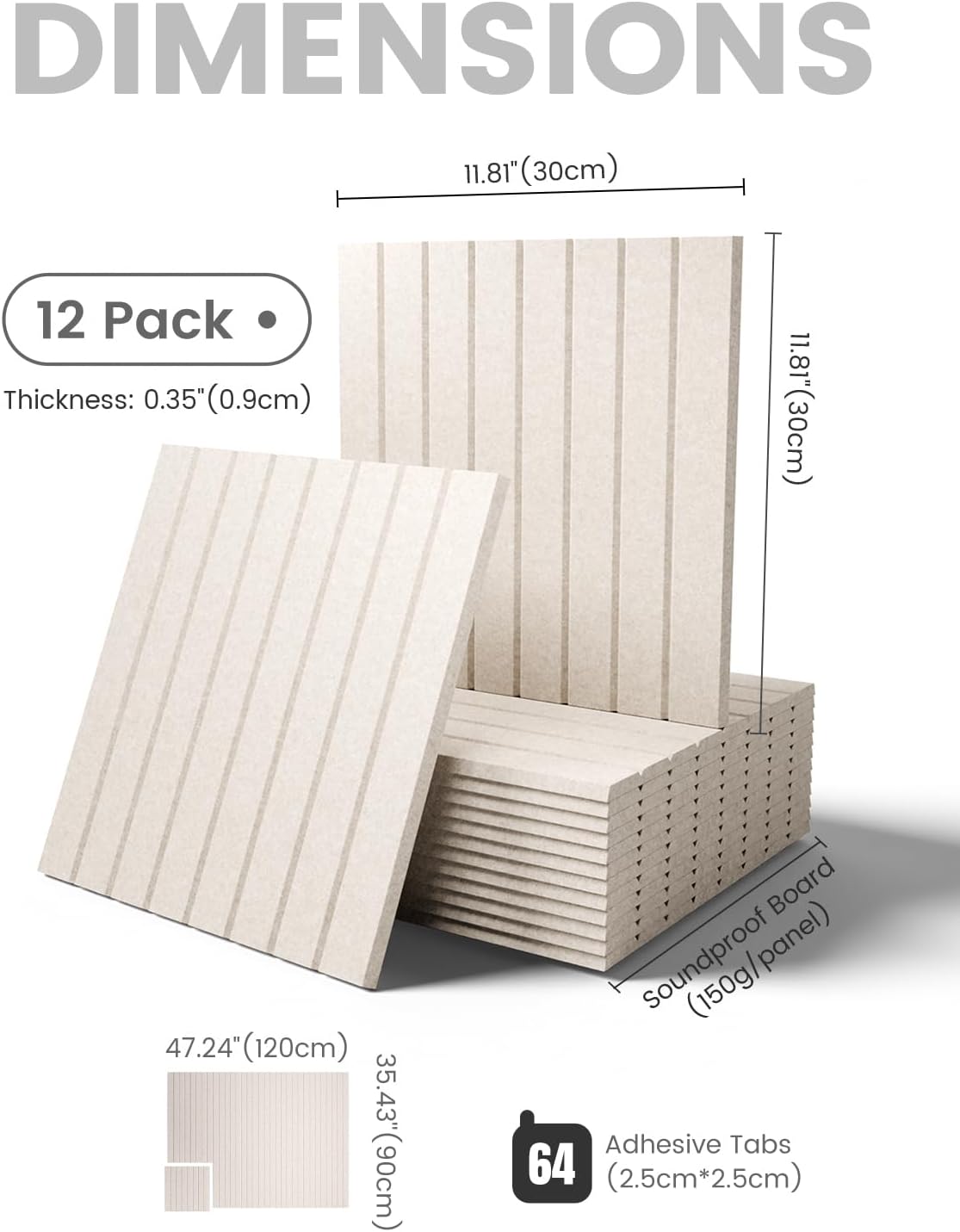 dense 9mm thick high-quality polyester felt weighing 150g per tile for sag and wear resistance