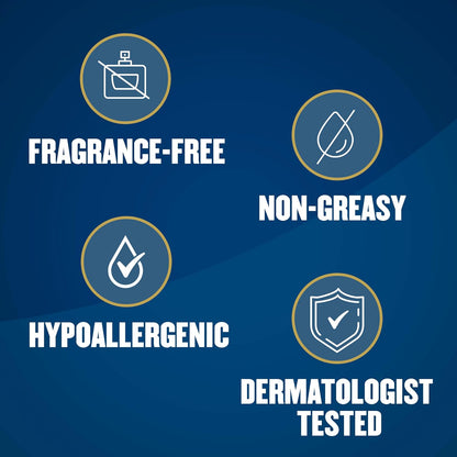 dermatologist-tested, hypoallergenic formula suitable for all skin types