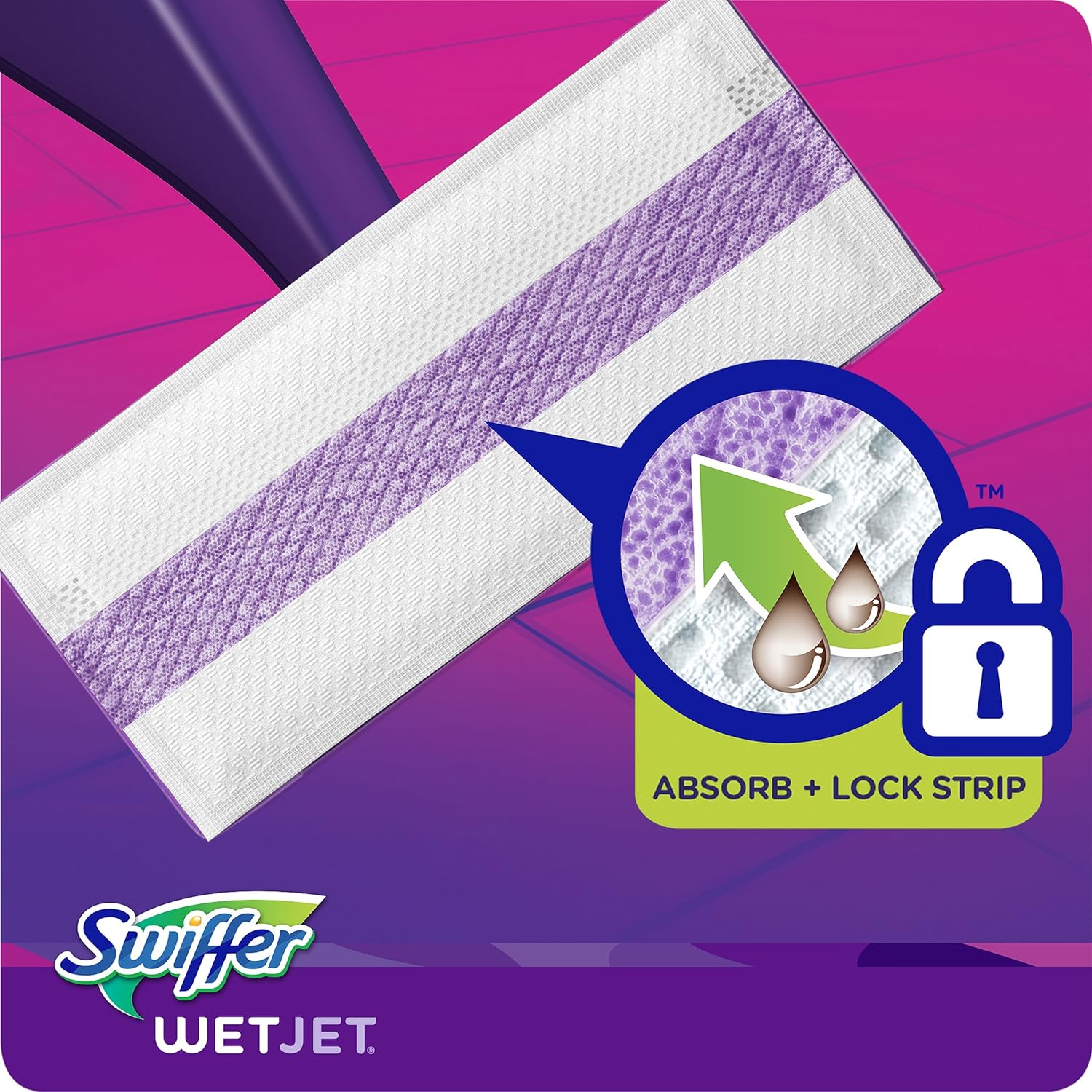designed as a dedicated refill for the swiffer wetjet spray mop system