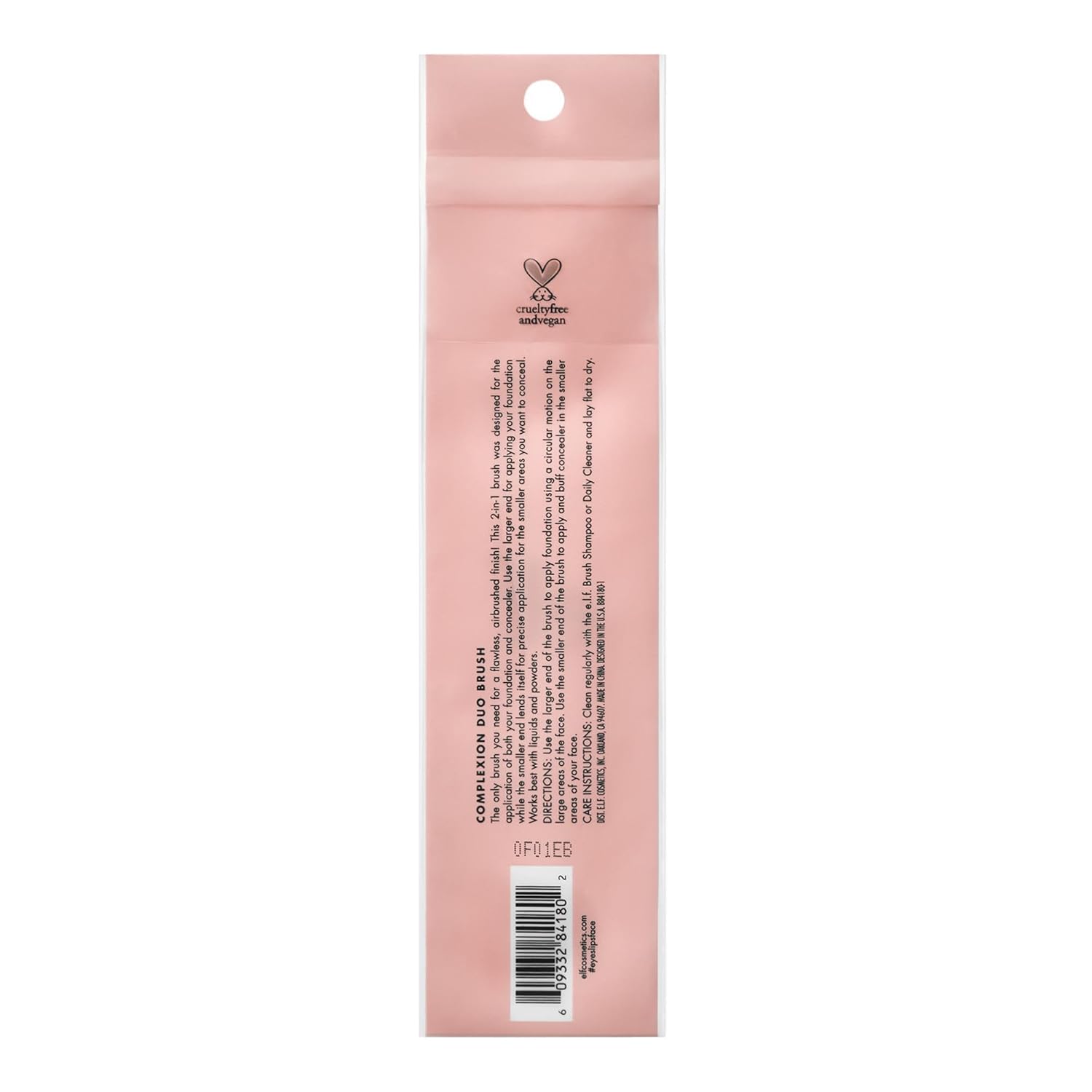 designed as a paired tool for e.l.f. camo cc cream and 16hr camo concealer