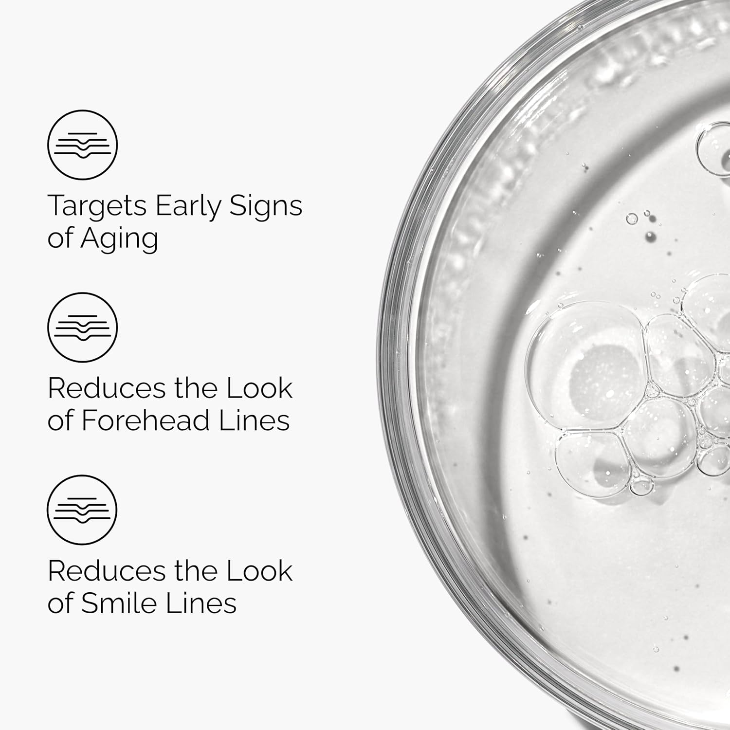 designed for forehead, eye ('eleven'), and smile line areas