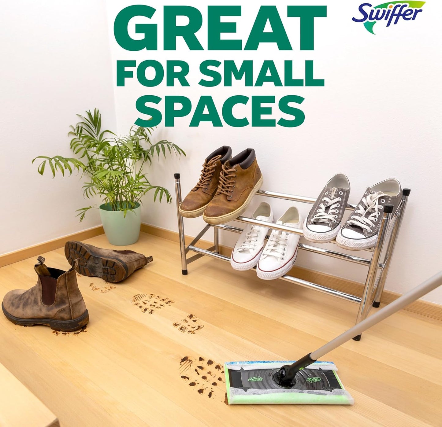 designed for the swiffer sweeper heavy duty mop system as a drop-in refill