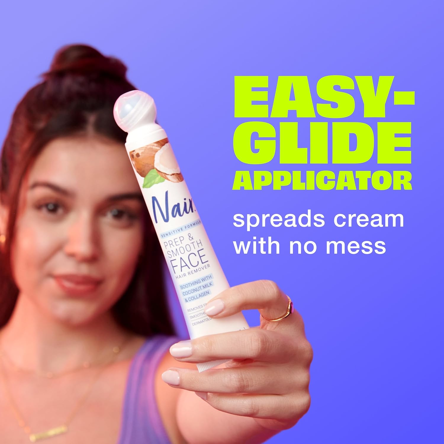 designed for upper lip, chin, and cheek application areas