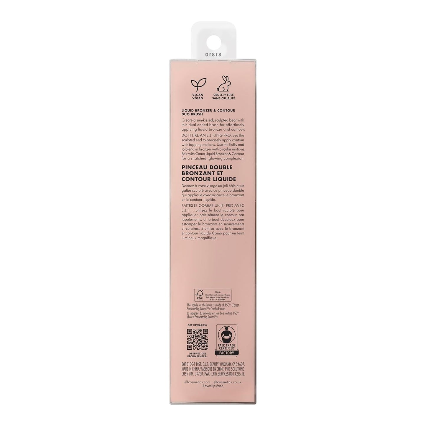 designed specifically for cream and liquid bronzer and contour formulas