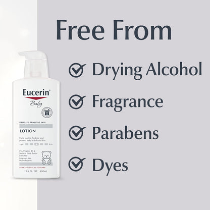 designed to pair with eucerin baby wash and shampoo for a complete skincare routine