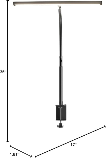 Designer Desk Lamp for Living Room Side Table – Color Temperature Adjustable LED Light in Six Modern Finishes
