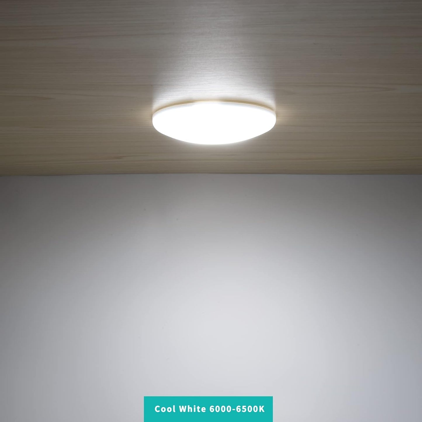 Designer RV LED Puck Light – Modern Frosted Lens Ceiling Fixture for Stylish Motorhome and Boat Interiors, 12V DC