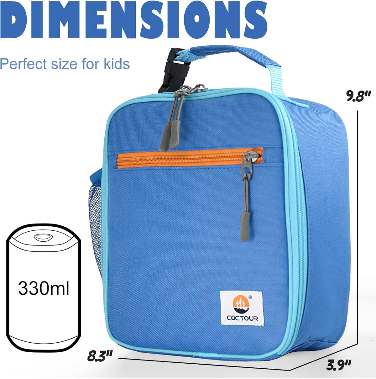 detachable buckle handle for attaching to backpacks or ice packs