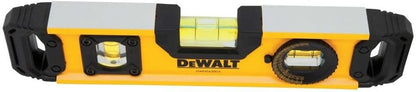 DEWALT 9 Inch Magnetic Torpedo Level – Secure Hands-Free Attachment to Prevent Dropped Tool Injuries