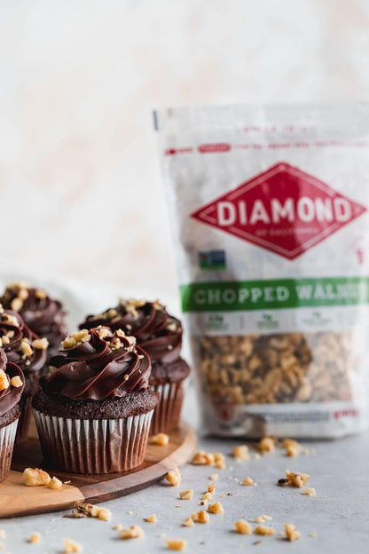 Diamond of California Chopped Walnuts – Daily Omega-3 Snack for Heart-Healthy Routines, Gluten-Free