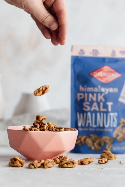 Diamond of California Himalayan Pink Salt Walnuts – Wholesome Lunchbox Snack for School and After-School