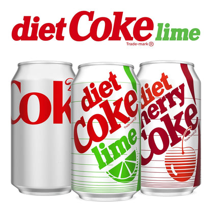 Diet Coke Lime Soda 12 Pack Cans – Nostalgic Limited Edition Gift for Collectors, Soda Lovers, and Retro Brand Fans