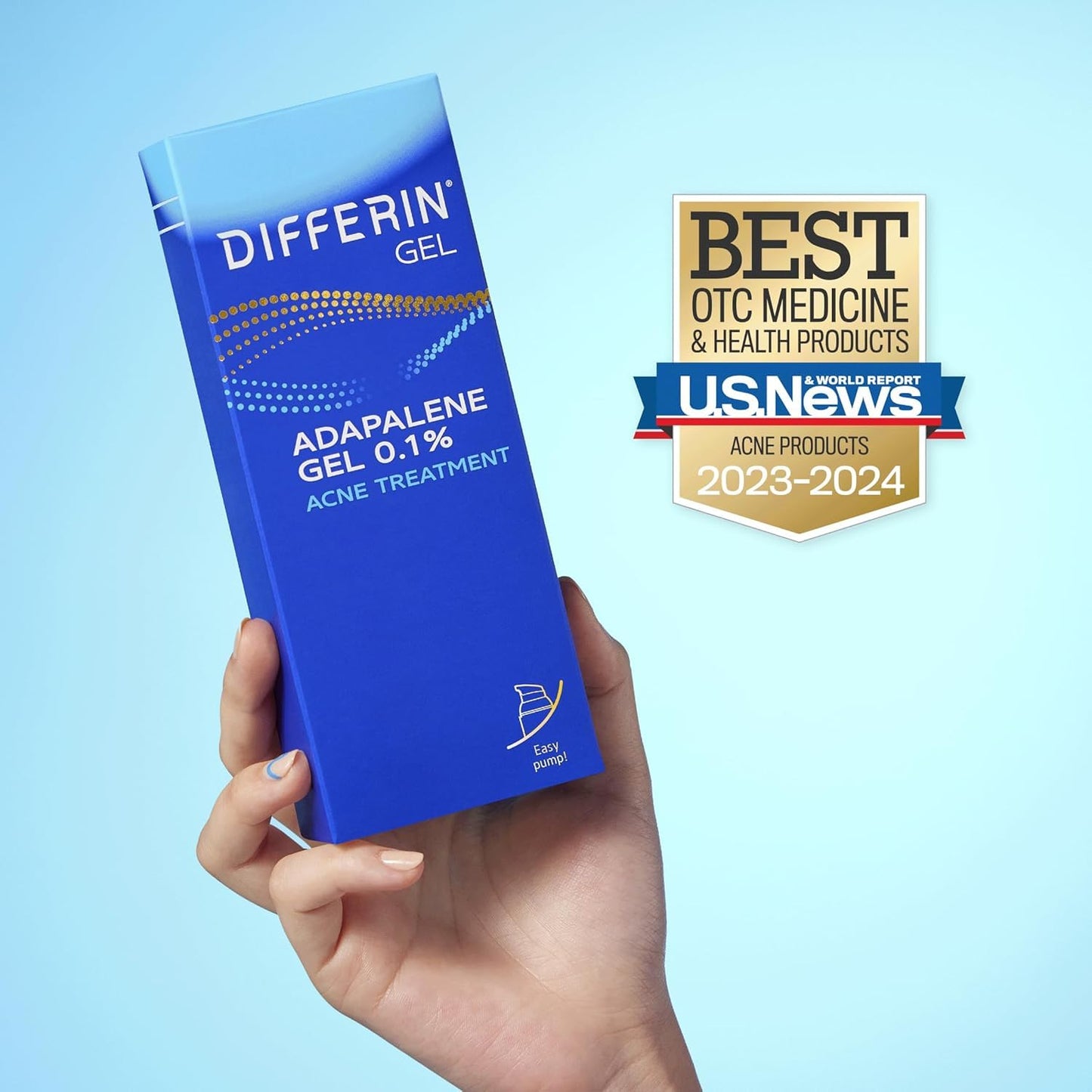 Differin 0.1% Adapalene – Consistent 90-Day Acne Solution to Boost Daily Work Productivity