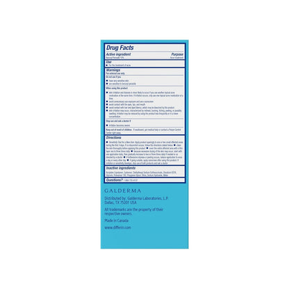 Differin 10% Benzoyl Peroxide Spot Treatment – Single-Step Targeted Blemish Care, Streamlined 1 oz Tube