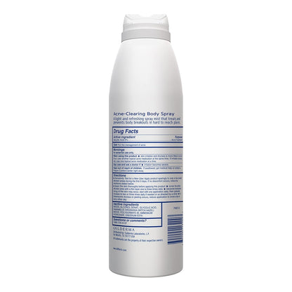 Differin Body Acne Mist – Outdoor Workout Essential for Sweaty Chest and Shoulder Breakouts, 6 oz Portable Spray