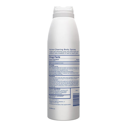 Differin Body Acne Mist – Outdoor Workout Essential for Sweaty Chest and Shoulder Breakouts, 6 oz Portable Spray