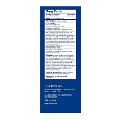 Differin Maximum Strength Acne Wash – Non-Comedogenic, Fragrance-Free Formula for Sensitive Skin