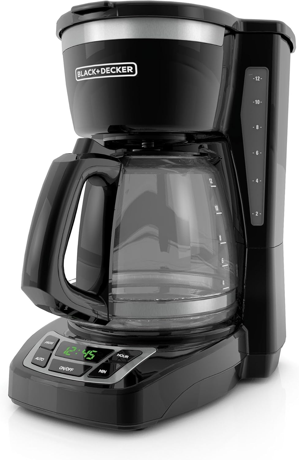 digital controls with large rubberized buttons and easy-read display screen