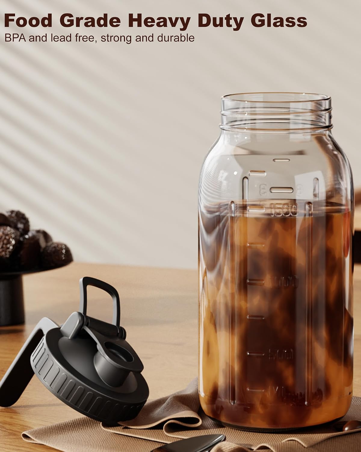 dishwasher-safe construction with included cleaning brush