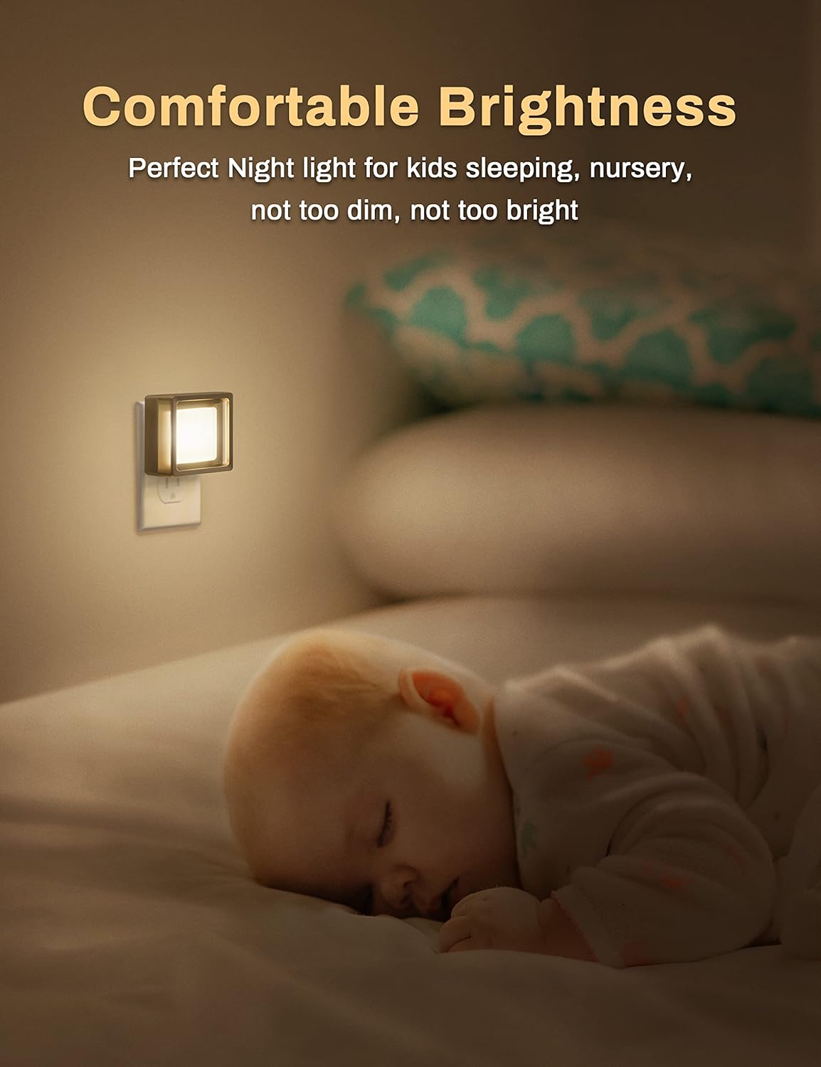DORESshop LED Night Light 2 Pack – Practical Housewarming Gift for New Homeowners and Renters