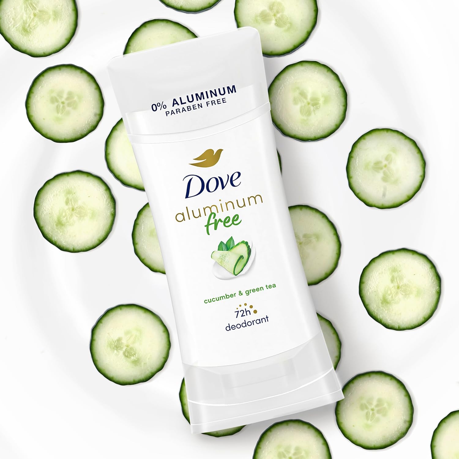 Dove Aluminum Free Deodorant Stick for Women – Travel Size 2.6 oz Carry-On Friendly for Trips, Gym Bag, and Workouts