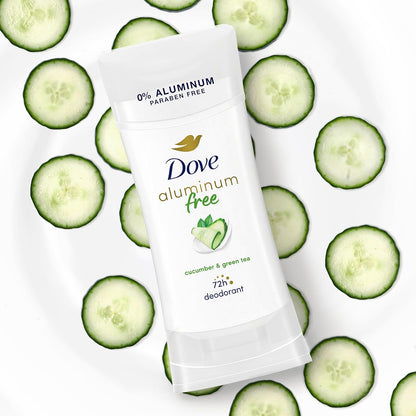 Dove Aluminum Free Deodorant Stick for Women – Travel Size 2.6 oz Carry-On Friendly for Trips, Gym Bag, and Workouts