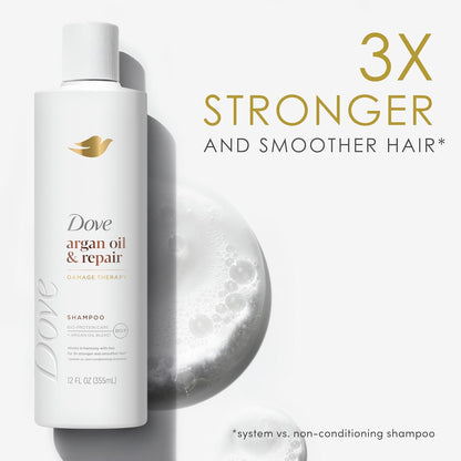 Dove Argan Oil Shampoo for Fine Hair – Thoughtful Haircare Gift for Her, 12 Fl Oz