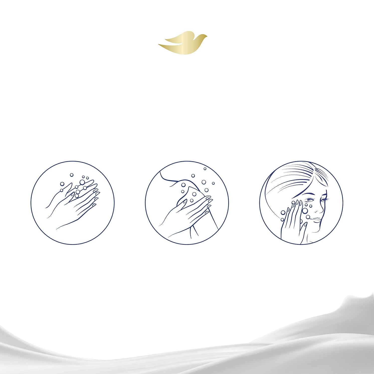 Dove Beauty Bar Soap with Shea Butter – One Bar Replaces Three Bottles, Streamlined Bathroom Countertop Cleanser