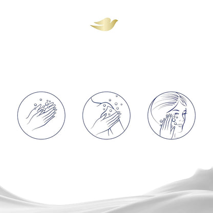 Dove Beauty Bar Soap with Shea Butter – One Bar Replaces Three Bottles, Streamlined Bathroom Countertop Cleanser