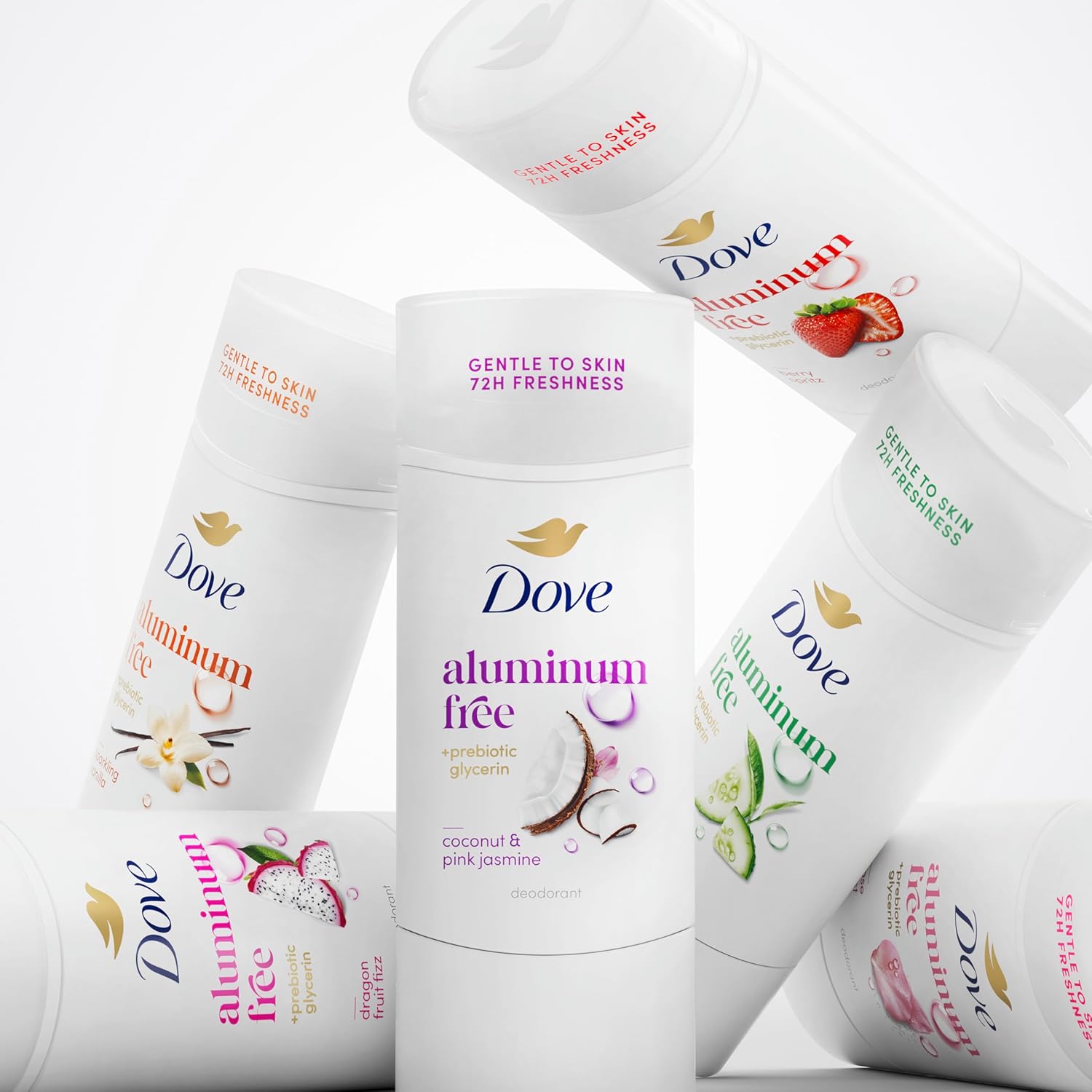 Dove Berry Spritz Vegan Deodorant – Spa-Night Ritual Stick for Clean Beauty Routines, 2.4 oz Aluminum-Free