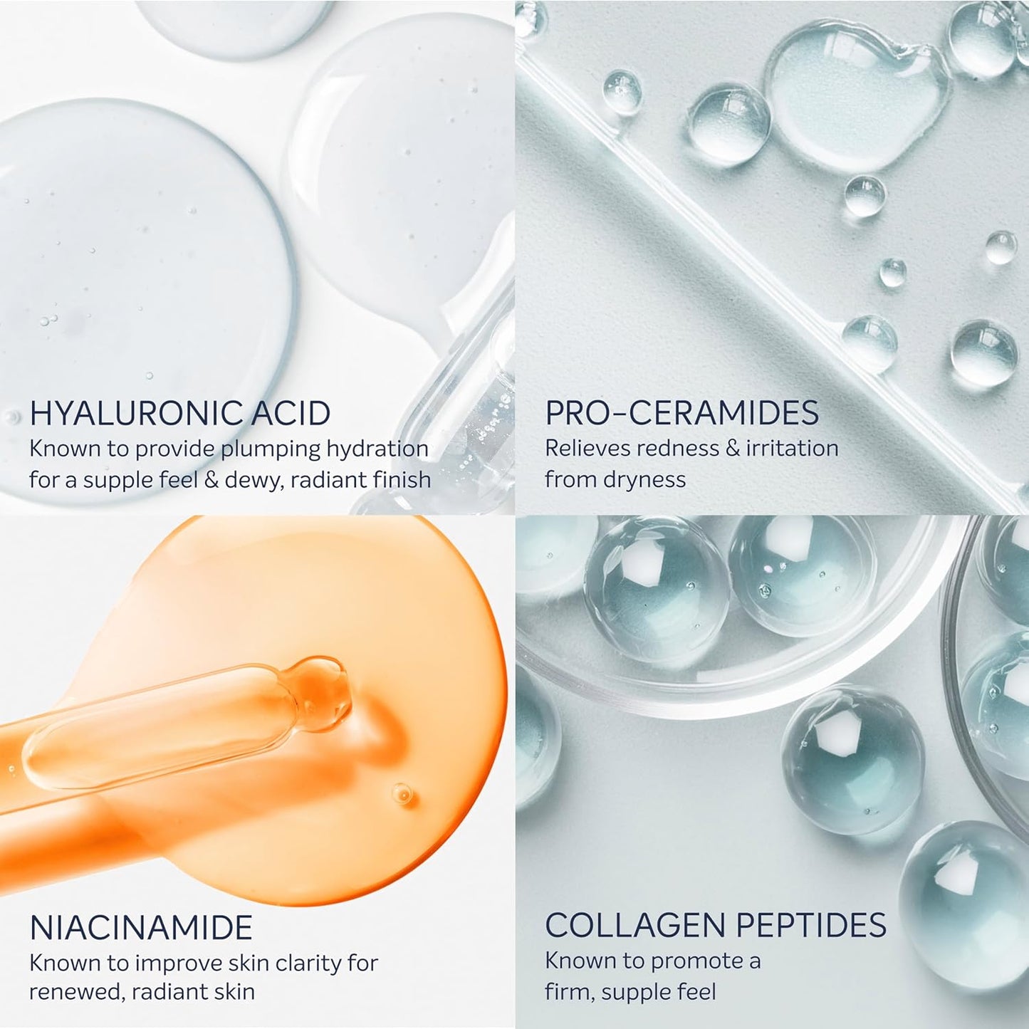 Dove Cream Serum Hyaluronic + Hydration – Premium Collagen Peptide Body Serum, Elevated Vanity Staple