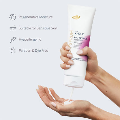 Dove Cream Serum Pro-Retinol + Firming – Premium Dermatological Body Serum, Spa-Like Home Treatment