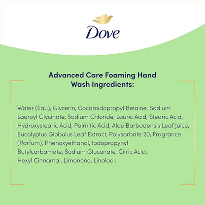 Dove Foaming Hand Wash 4 Count – Gentle Sulfate-Free Hand Soap Safe for Kids and Sensitive Skin in Every Bathroom