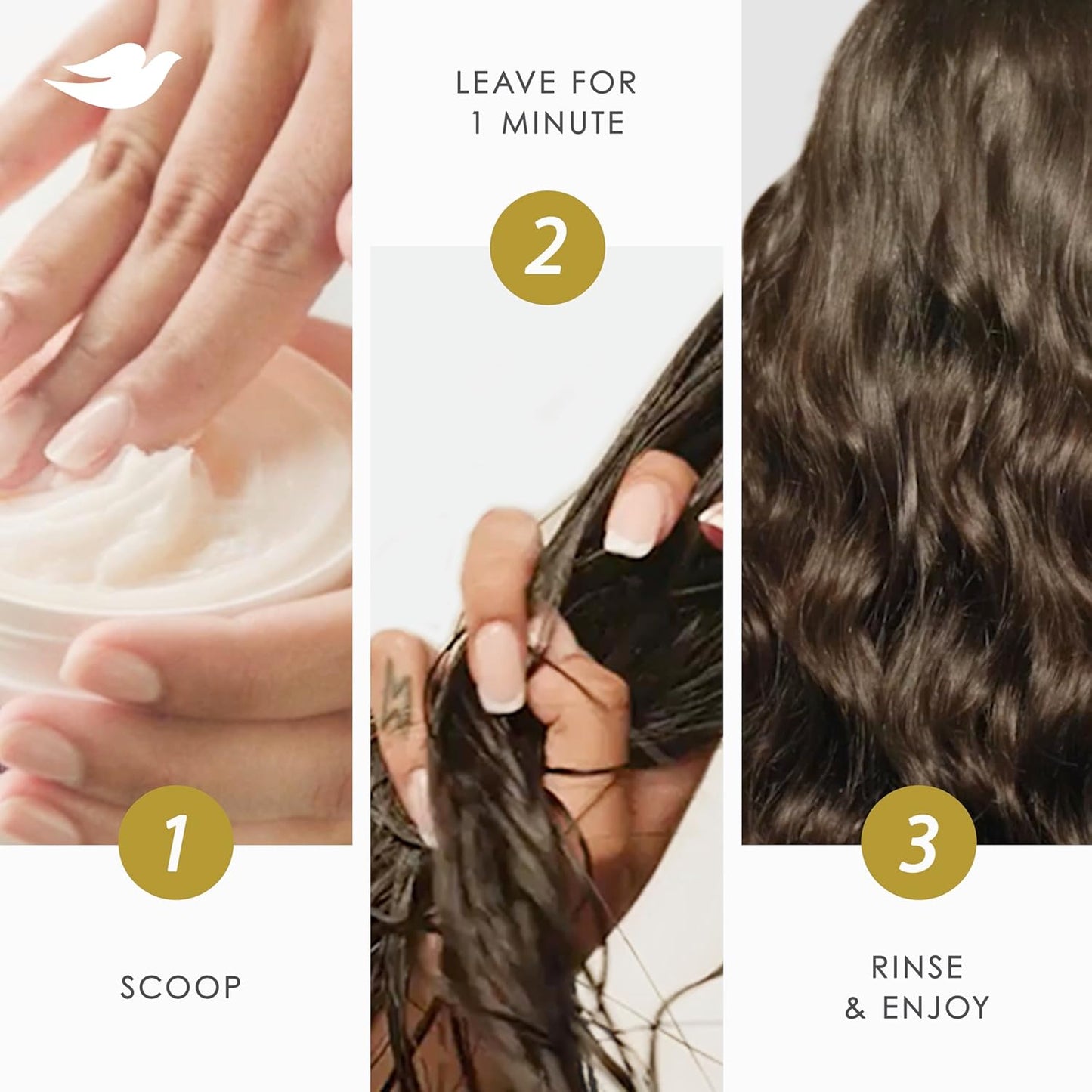 Dove Hair 10in1 Serum Mask – Premium Bond Strength Treatment for Salon-Quality Repair at Home