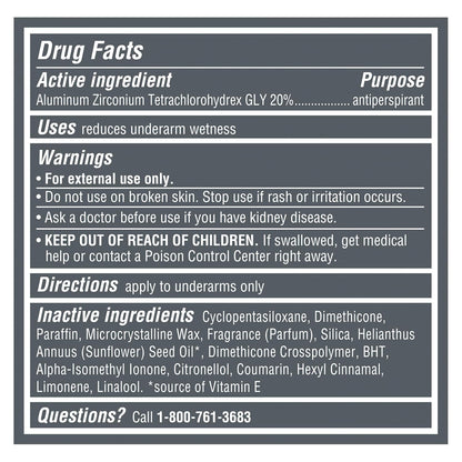 Dove Men+Care Clinical Antiperspirant Stick – Skin-Safe 1/4 Moisturizing Cream Formula for Sensitive, Irritation-Prone Underarms
