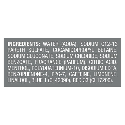 Dove Men+Care Cooling Relief Shampoo – Wake-Up Menthol Wash for an Alert Start to the Workday, 18 fl oz