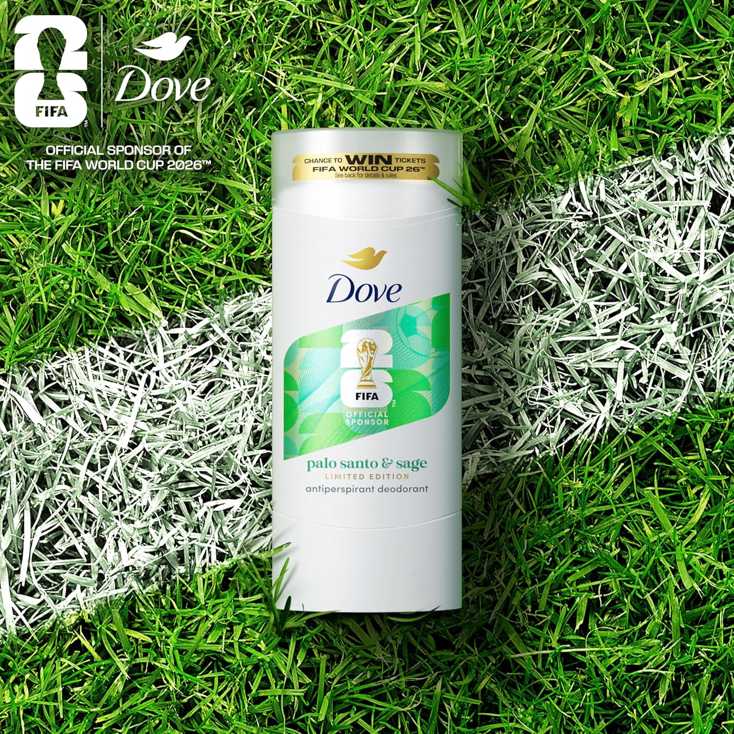 Dove Palo Santo & Sage Antiperspirant Stick – Travel-Size Antiperspirant for Hotel and Gym, 2.6 oz